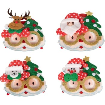 Christakopoulos Christmas Glasses With Glitter 4 Pcs. 17x14cm. 5891 5212054700798