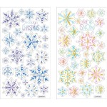 Christakopoulos Snowflakes Stickers in 2 Designs 21.5x9.5cm. 5752 5212054705533