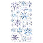 Christakopoulos Snowflakes Stickers in 2 Designs 21.5x9.5cm. 5752 5212054705533