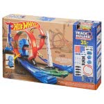 Mattel Hot Wheels Track Builder Double Booster Σετ Πίστα Αγώνων 6 Συνδυασμών DGD30 887961188363