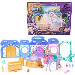 Spin Master unicorn academy, starglow fountain and  playset with wildstar, lights and s 6072449 681147057487