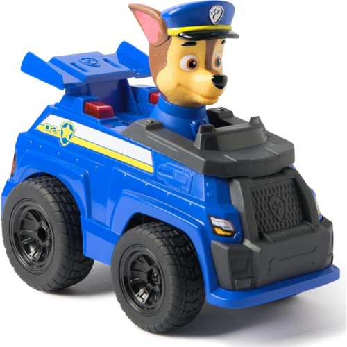 Spin Master paw patrol chase rc action cruiser, remote  car with led lights and easy-st 6073298 681147071551