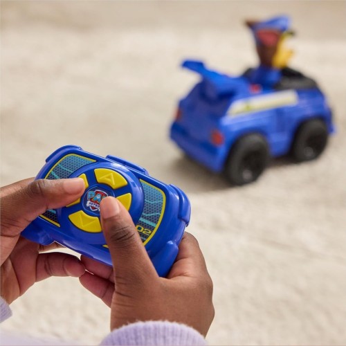 Spin Master paw patrol chase rc action cruiser, remote  car with led lights and easy-st 6073298 681147071551