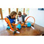 Mattel Hot Wheels Track Builder Double Booster Σετ Πίστα Αγώνων 6 Συνδυασμών DGD30 887961188363