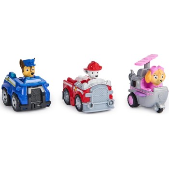 Spin Master Paw Patrol Deluxe Pull-Back Racers - Gift Pack 3 Οχήματα 6070440 681147024854