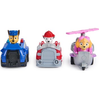 Spin Master Paw Patrol Deluxe Pull-Back Racers - Gift Pack 3 Οχήματα 6070440 681147024854