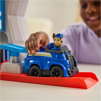 Spin Master paw patrol lookout tower, 50,8 cm tower with chase action figures, rescue vehicle and launcher,  toys for boys and g
