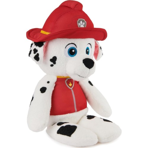 Spin Master paw patrol gund official marshall take-along buddy plush toy, premium stuff 6071108 681147035300