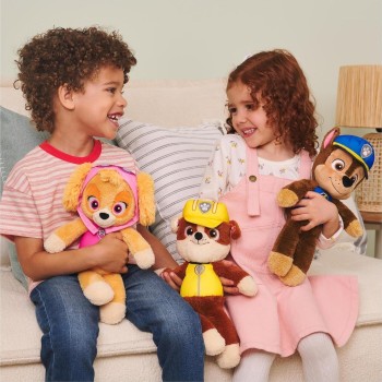 Spin Master paw patrol gund official marshall take-along buddy plush toy, premium stuff 6071108 681147035300