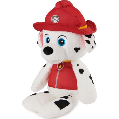 Spin Master paw patrol gund official marshall take-along buddy plush toy, premium stuff 6071108 681147035300