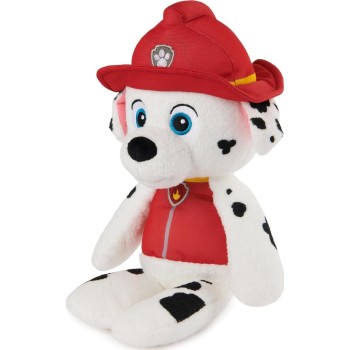 Spin Master paw patrol gund official marshall take-along buddy plush toy, premium stuff 6071108 681147035300