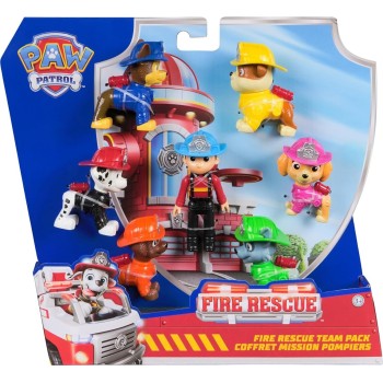 Spin Master paw patrol fire rescue  pack with 7 collectible action figures, including r 6072961 681147067691