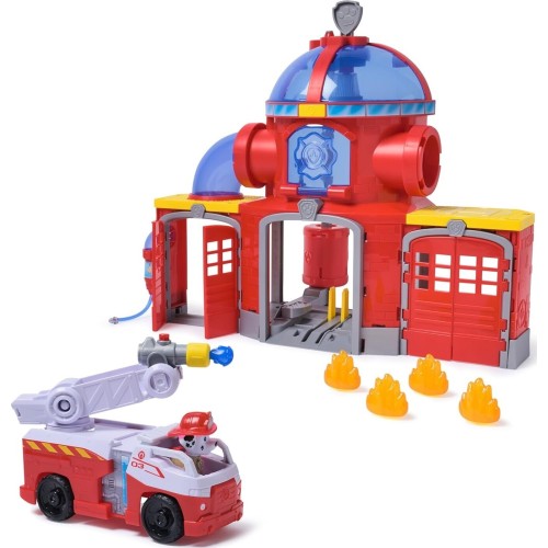 Spin Master PAW Patrol πυροσβεστικός σταθμός Fire Rescue κέντρο διοίκησης πυροσβεστικής διάσωσης με φιγούρα Marshall 6073760 681