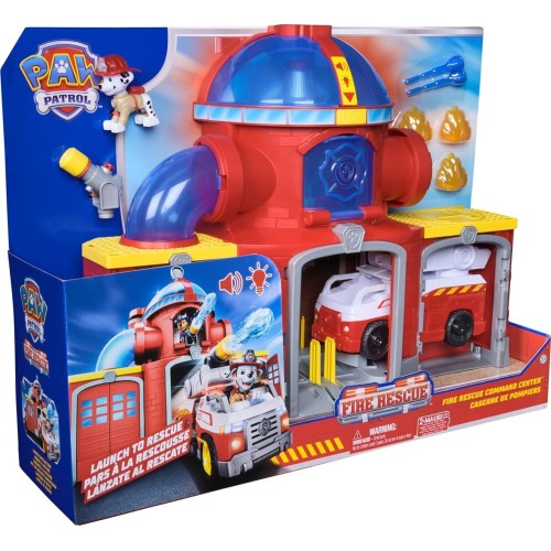 Spin Master PAW Patrol πυροσβεστικός σταθμός Fire Rescue κέντρο διοίκησης πυροσβεστικής διάσωσης με φιγούρα Marshall 6073760 681