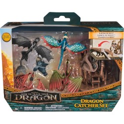 Spin Master dreamworks dragons how to train  dragon, 5-pack dragon catcher set with hic 6072894 681147066281