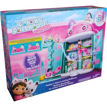 Spin Master gabbys dollhouse: the movie, gabbys meow-mazing dollhouse, with toy figure  6074334 681147088764