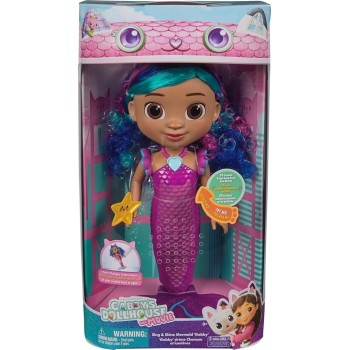 Spin Master Gabbys Dollhouse κουκλόσπιτο gabbys: η ταινία, sing and shine gabby, γοργόνα 6074338 681147088900