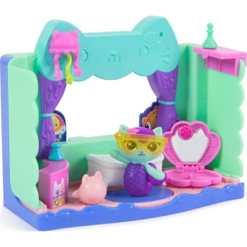 Spin Master gabbys dollhouse: the movie, mercats spa-wesome bathroom, toy figure, dolls 6074306 681147088481