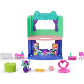 Spin Master Gabbys Dollhouse Κουκλόσπιτο Gabbys: Η Ταινία Mercats Spa-Υπέροχο Μπάνιο, Φιγούρα Παιχνιδιού, Κούκλες 6074306 681147