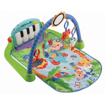 Mattel Γυμναστήριο - Μουσικό Πιανάκι - Μπλε BMD80 746775378943