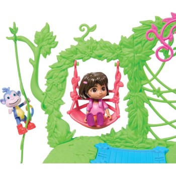 Spin Master Dora the Explorer dora, tropical  play and explore boots character playset dollhouse furnishi 6073669 681147076563