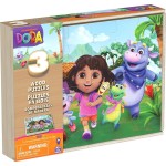 Spin Master Dora the Explorer spin games, dora ξύλινα παζλ σετ 3 - 24 τεμαχίων το καθένα 6071059 681147034679