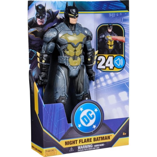 Spin Master DC The Batman dc comics, batman  flare 30cm light up action figure with 24 sounds and phr 6073931 681147081345