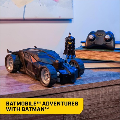 Spin Master DC The Batman dc comics, batman batmobile remote  car, easy to drive, compatible with bat 6065425 778988347324