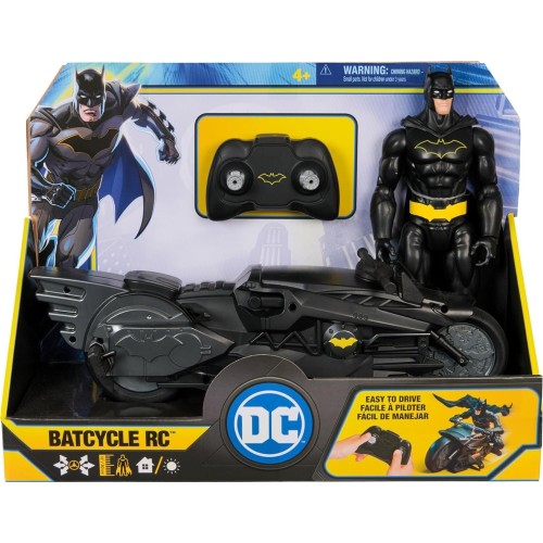 Spin Master DC The Batman dc comics, Batman stealth RC Batcycle με φιγούρα Batman 30cm 6072896 681147066328