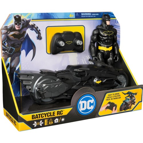 Spin Master DC The Batman dc comics, Batman stealth RC Batcycle με φιγούρα Batman 30cm 6072896 681147066328