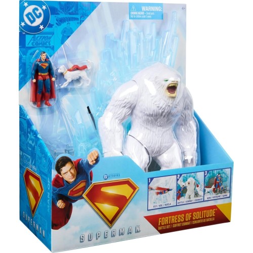 Spin Master DC Superman dc comics, σετ μάχης Superman movie Σετ Μάχης Fortress of Solitude, 3 φιγούρες δράσης 6073895 6811470799