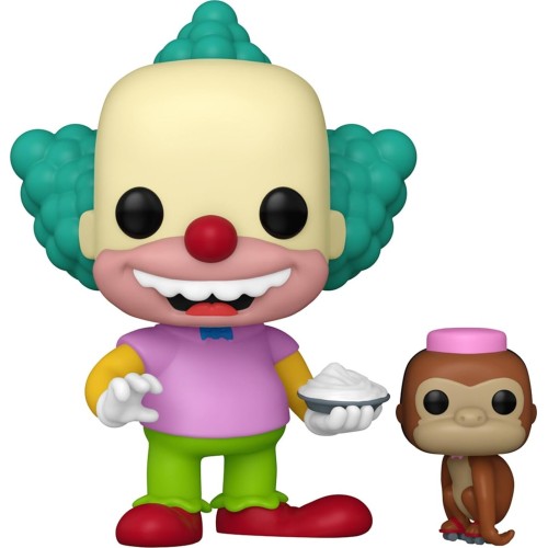 Funko pop! and buddy: the simpsons - krusty the clown and tenny - collectable vin 86410 889698864107