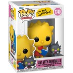 Funko pop! and buddy: the simpsons - lisa simpson and snow ball - collectable vin 86409 889698864091