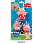 TOMY Toomies Baby Bath toy Family Peppa pig Squirters for 18+ Months 1000-73105 5011666734135