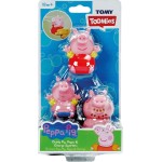 TOMY Toomies Baby Bath toy Family Peppa pig Squirters for 18+ Months 1000-73105 5011666734135