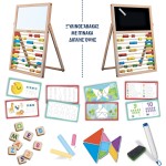 Lisciani My First Skills - Wooden Abacus With Board Educational Game With Activities, Abacus and 2 Sided Board 3-6 Years, 1+ Pla
