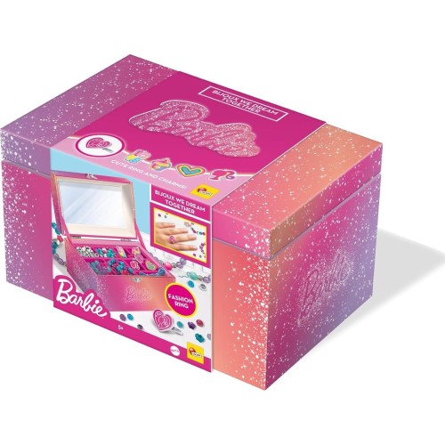Lisciani - Barbie - We Dream Together Jewellery Box - Jewellery Box To Create For Ch 17.112036 8008324112036