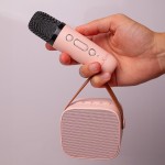 Maxlife Karaoke Machine Mxks-100 Portable Bluetooth Speaker with Wireless Microphone for Children Adults Karaoke Machines Electr