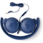 JBL Tune 500 Ενσύρματα On Ear Ακουστικά Navy Μπλε JBL1008BL 6925281939945