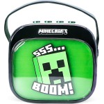 otl technologies φορητό ηχείο otl  - minecraft popsing karaoke speaker and microphone, πράσινο  5055371631358