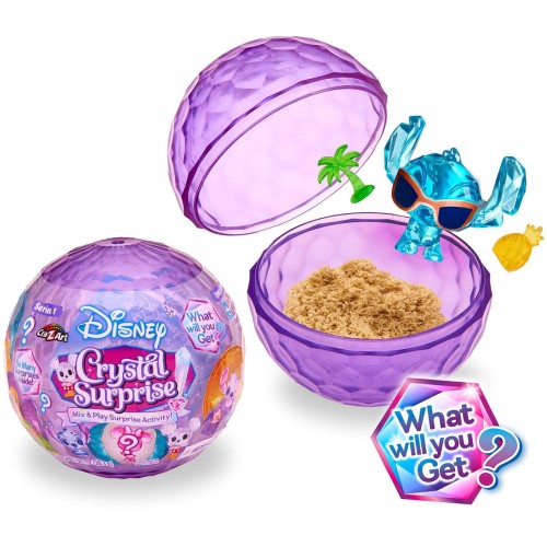 Lexibook Cra-Z-Art Disney Crystal Surprise Reveal Balls Series 2,5 Μπάλα Με Δώρο Έκπληξη - Κρυστάλλινες Φιγούρες 3+ Ετών - 1 Τμχ
