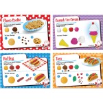Lexibook cra-z-art soft plasticine  chef set set of 8 colors, molds and cooking accessories ages 3+, 1+ players 35.CRDOUGH16 338