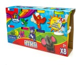 Lexibook cra-z-art  plasticine - 8 pcs cra-z-art ee dough 8x113gr for endless creation!ages 2+, 1+ players 35.CRDOUGH 3380743110