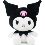 Giochi Preziosi hello kitty kuromi plush, 30cm soft toy, cute kuromi character doll, offici HKTE7000 8056379193258