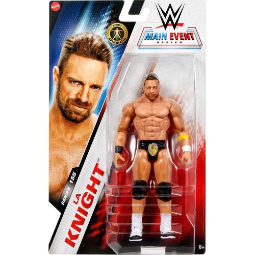 Mattel WWE LA Knight Action Figure, Main Event Series 155 6-inch Collectible Superstar With Articulation GDF62 / JCV47 194735276