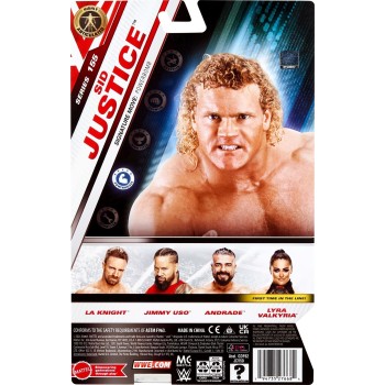 Mattel WWE Sid Justice Action Figure, Main Event Series 155 6-inch Collectible Superstar With Articulation GDF62 / JCV50 1947352
