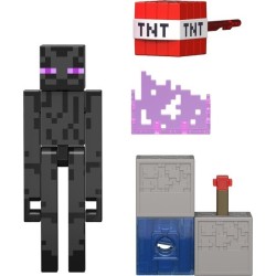 Mattel Minecraft Redstone Charged Enderman Figure GTP08 / JJR88 194735341269