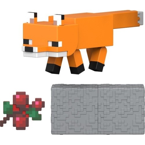 mattel minecraft φιγούρες 8εκ. minecraft redstone charged fox figu GTP08 / JJR89 194735341184