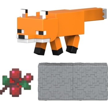 mattel minecraft φιγούρες 8εκ. minecraft redstone charged fox figu GTP08 / JJR89 194735341184
