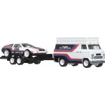Mattel Hot Wheels Team Transport Truck & Race Car, Gift for Racing Collectors FLF56 / JBM35 194735263646